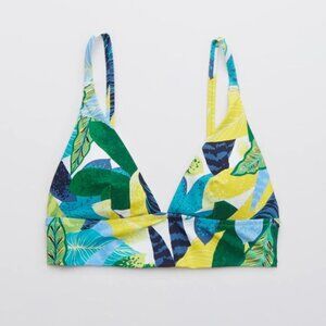 Aerie Women's Longline Triangle Bikini Top